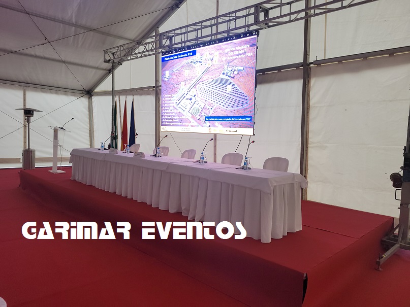 mesa presidencial alargada