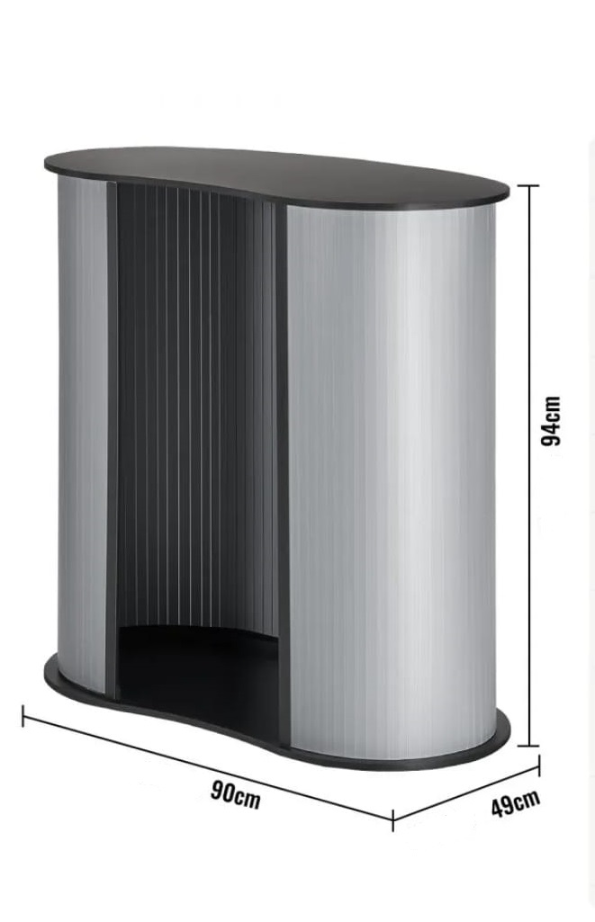 trasera mostrador para exposiciones